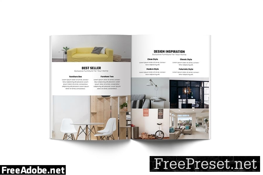 Furniture A4 Brochure Template