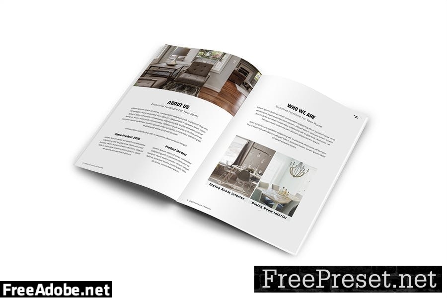 Furniture A4 Brochure Template