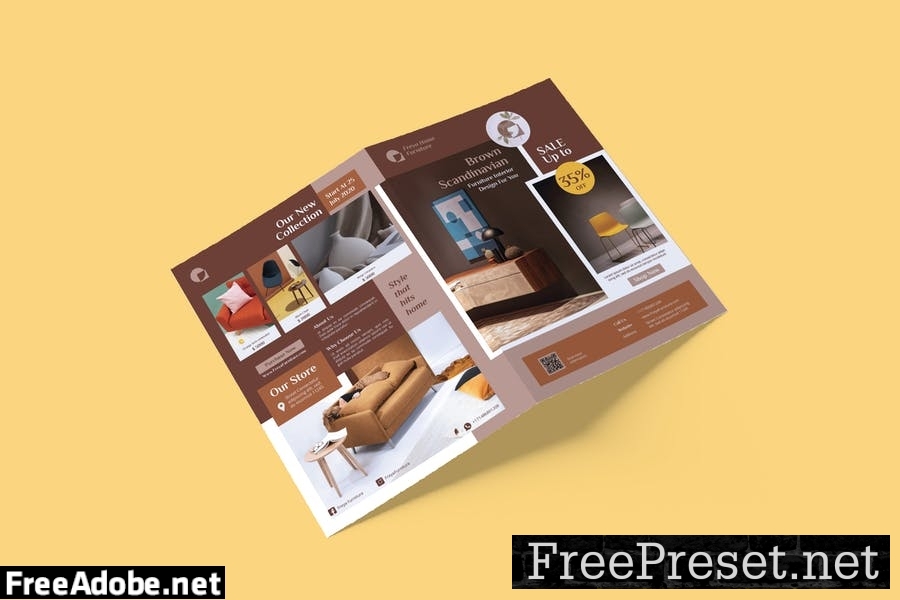 Furniture and Interior Bifold Brochure JUQLDUW