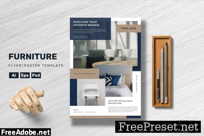 Furniture - Flyer Template DRWML3G