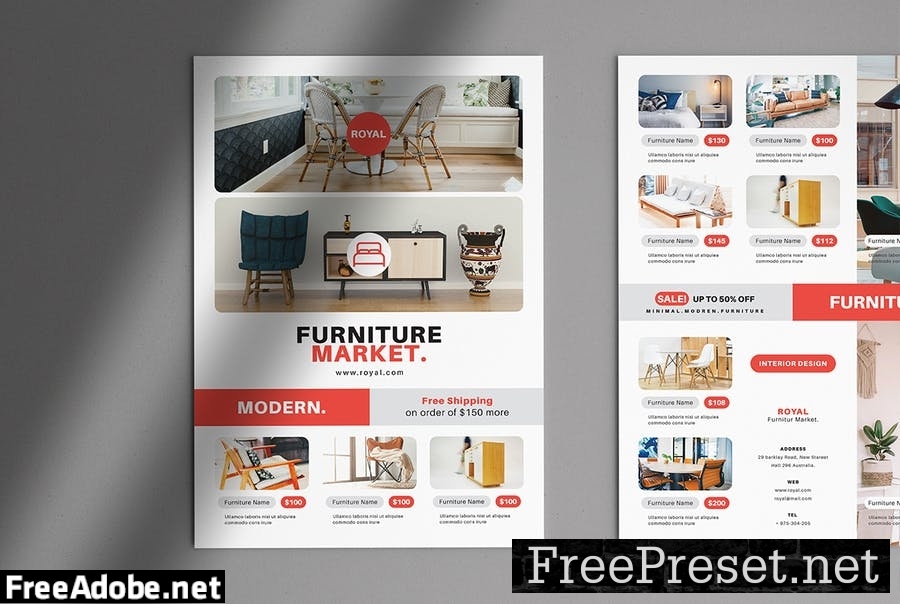 Furniture Sales Flyer BRPL6X6