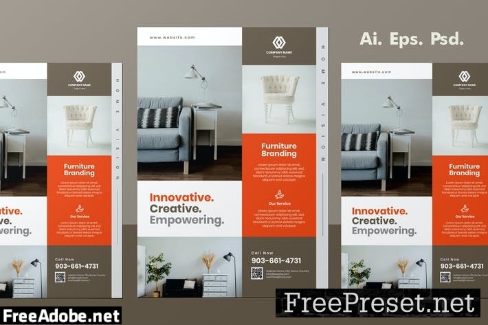 Furniture Store Flyer Design M2WQ3RD