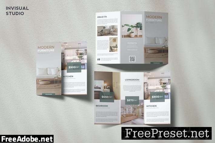 Furniture Trifold Brochure Template TBCRWQV