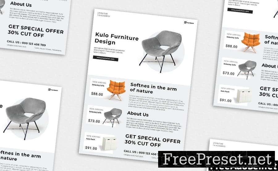 Furniture vol.01 - Flyer, Poster, & Instagram TY