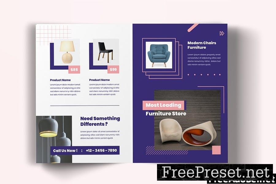 Furniture Year End Sale Bifold Brochure