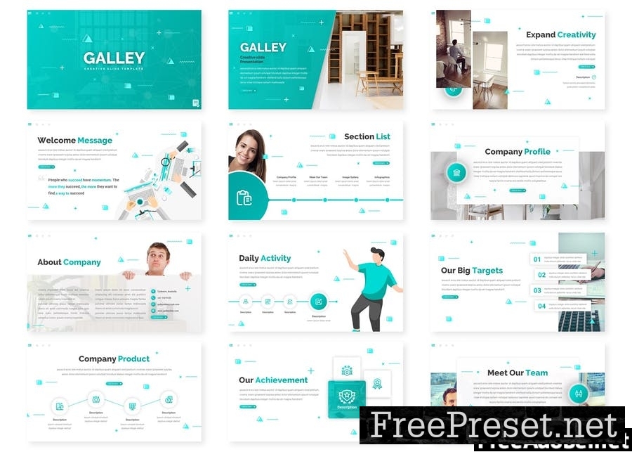 Galley - Presentation Template PSDW89Y