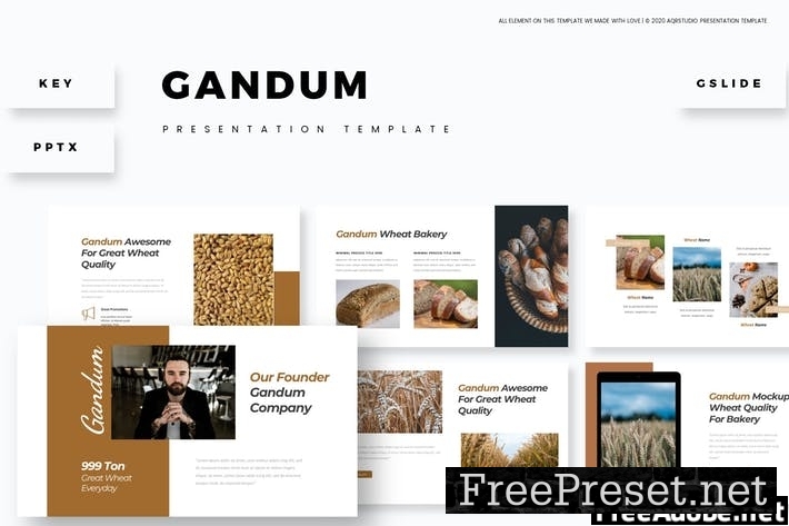 Gandum - Presentation Template 87B8YDT