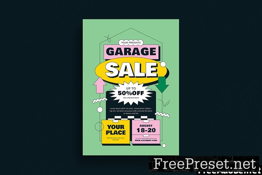 Garage Sale Event Flyer