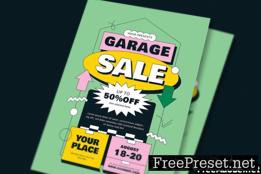 Garage Sale Event Flyer