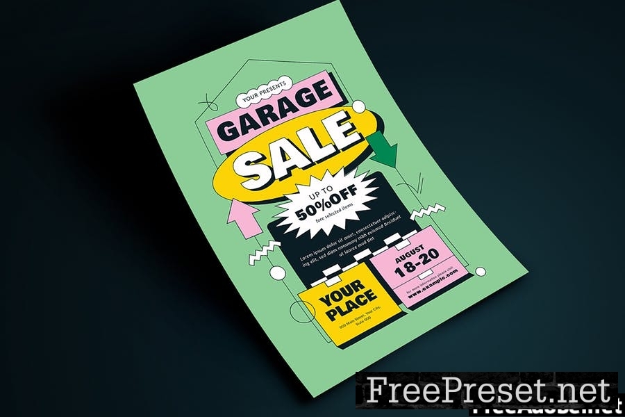 Garage Sale Event Flyer