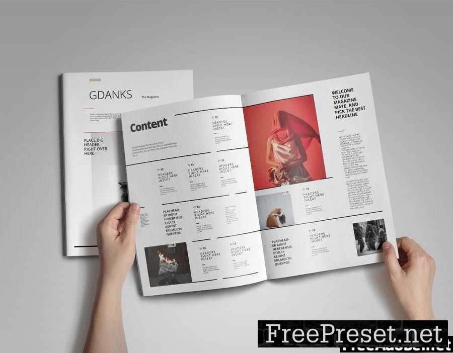 Gdanks | Magazine Template 8E7CCVG