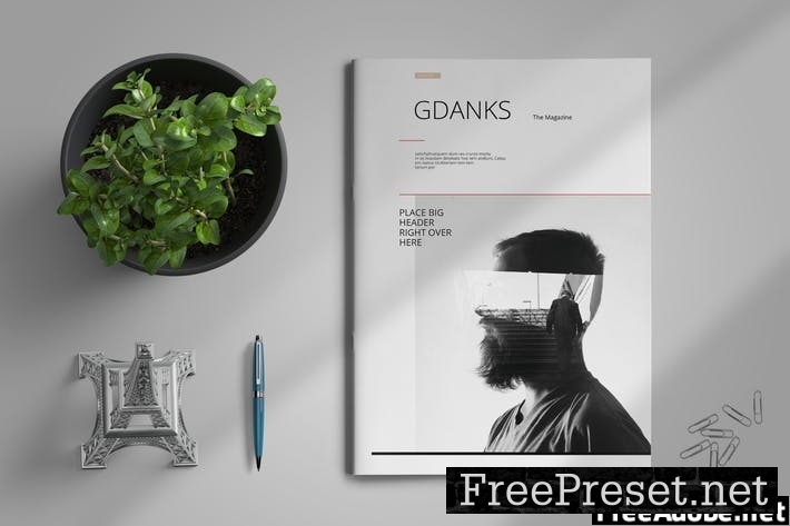 Gdanks | Magazine Template 8E7CCVG