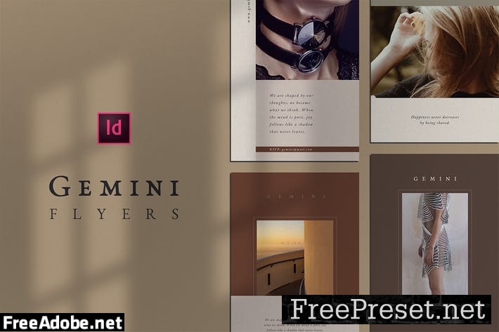 Gemini Flyer Template 436D8BN