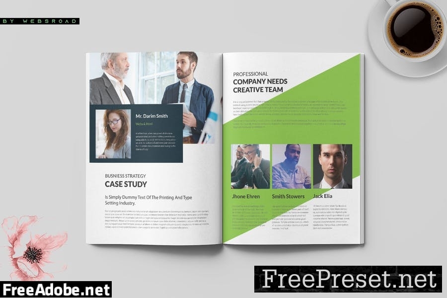 Genir | Corporate Catalogue Magazine Template