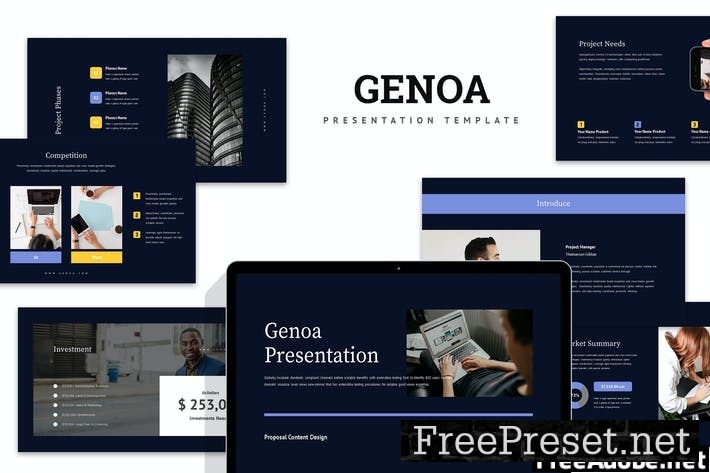 Genoa : Business Powerpoint NSDSWPD