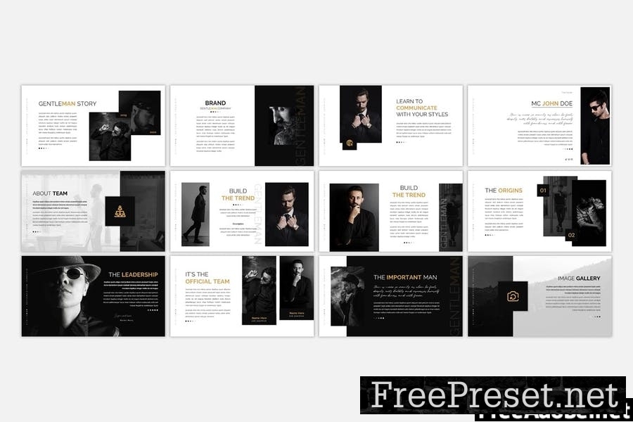 Gentleman - Presentation Template HHWCSNC