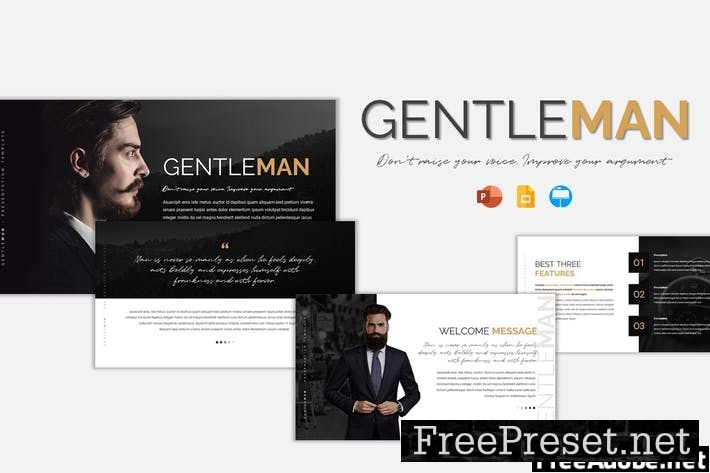 Gentleman - Presentation Template HHWCSNC