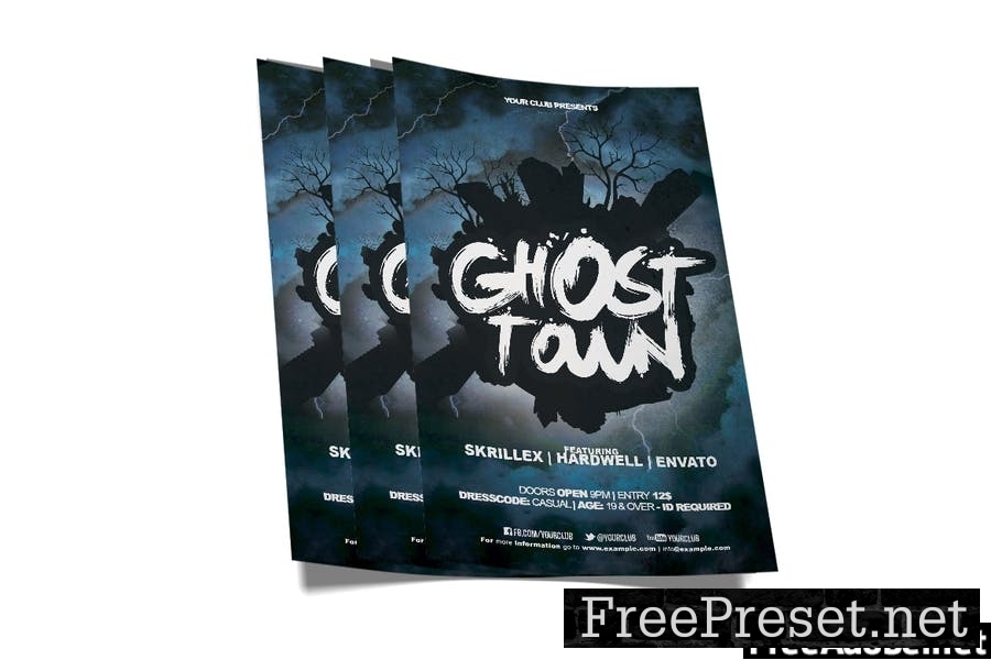 Ghost Town Flyer