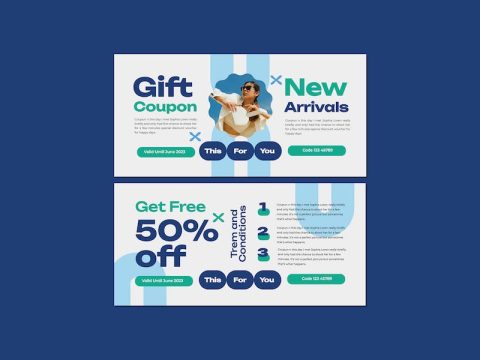 Gift Shopping Coupon Voucher