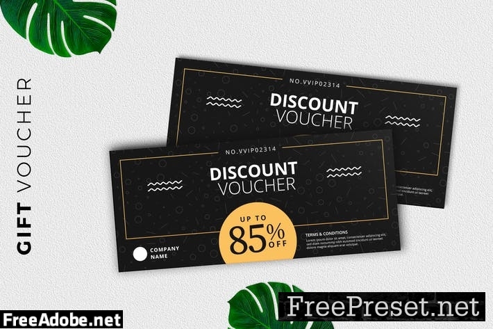 Gift Voucher Card Promotion 3LRNQAP