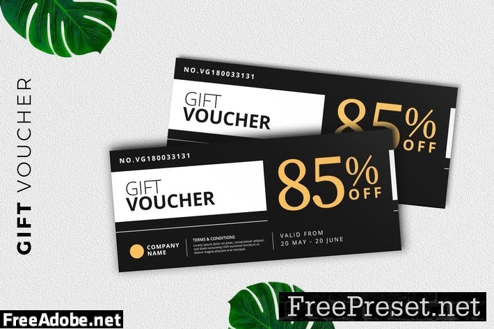 Gift Voucher Card Promotion 8MC4RVU