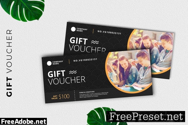 Gift Voucher Card Promotion 45DLBUS