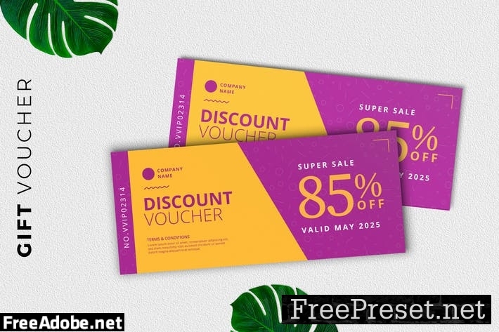 Gift Voucher Card Promotion AEJN3B3