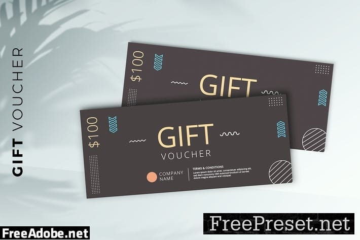 Gift Voucher Card Promotion 6PVDRFG