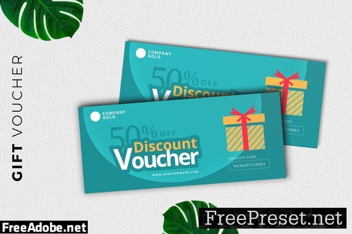 Gift Voucher Card Promotion 3VE2QU3