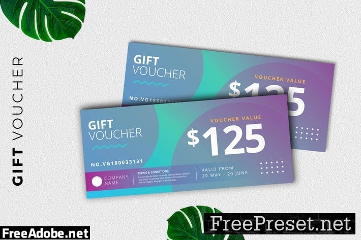 Gift Voucher Card Promotion 2E4PQSR