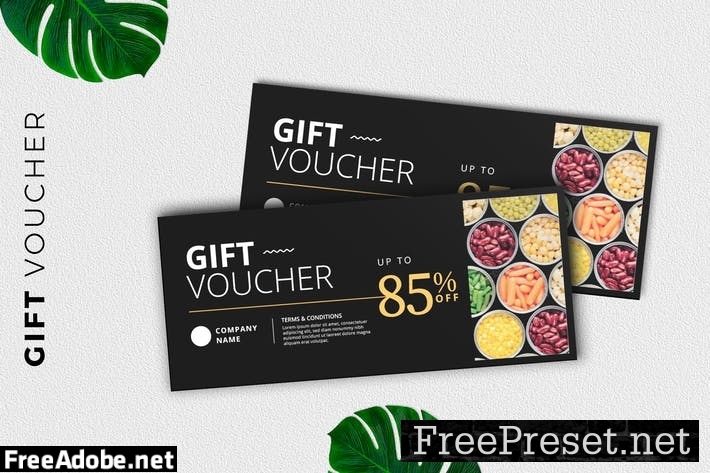 Gift Voucher Card Promotion 4EGF6DJ