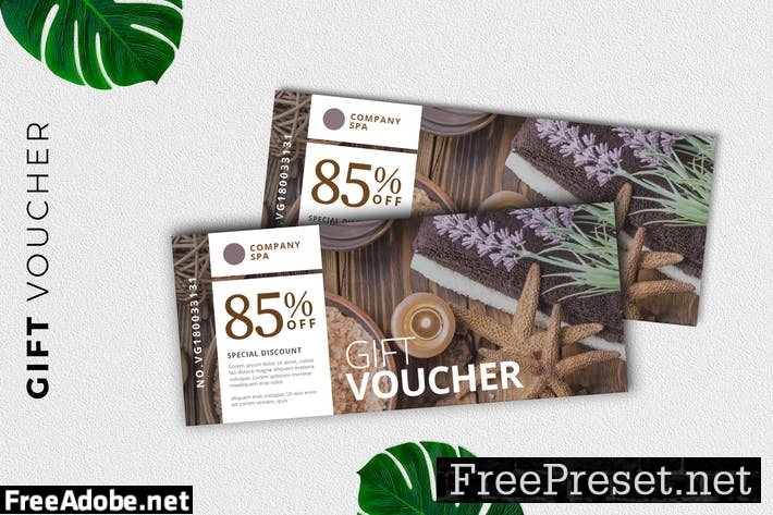 Gift Voucher Card Promotion 65EMZ9U