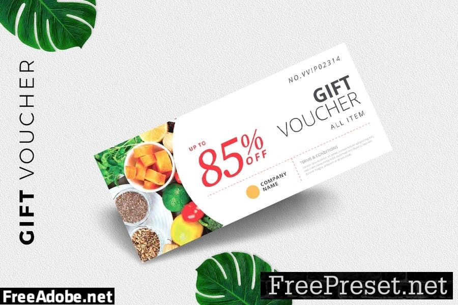 Gift Voucher Card Promotion 82VRNLQ