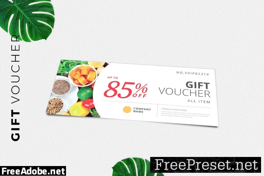 Gift Voucher Card Promotion 82VRNLQ