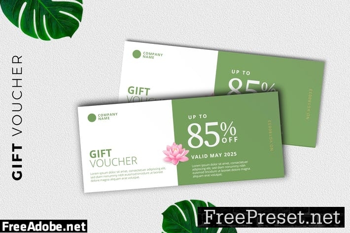 Gift Voucher Card Promotion D68W8K5