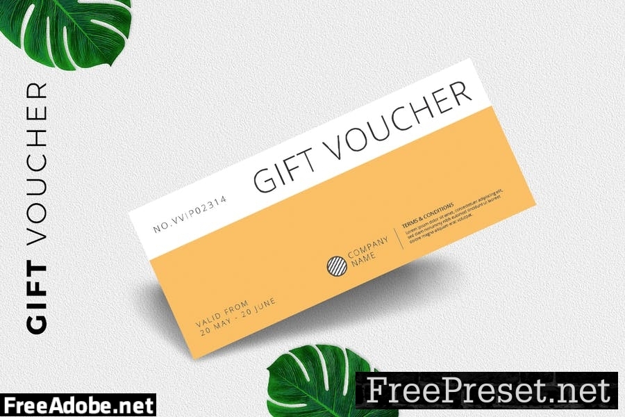 Gift Voucher Card Promotion 9C75USG