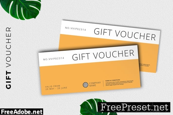 Gift Voucher Card Promotion 9C75USG