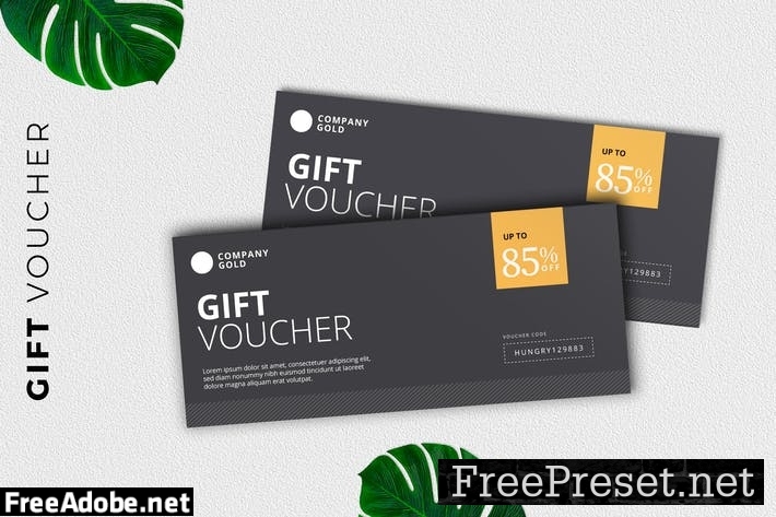 Gift Voucher Card Promotion 9H629WL