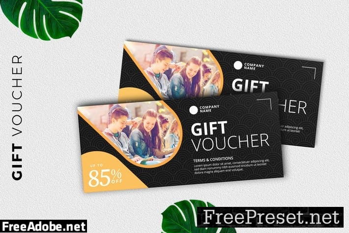 Gift Voucher Card Promotion 9KXPD37