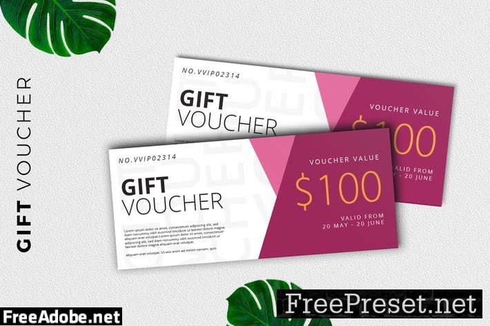 Gift Voucher Card Promotion AET8F2Y