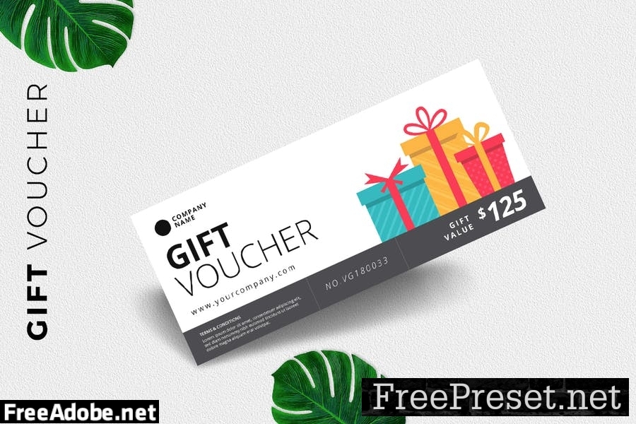 Gift Voucher Card Promotion AN8RERL