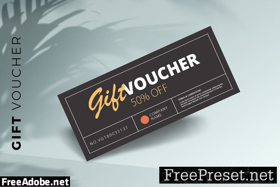 Gift Voucher Card Promotion C9PYW4N