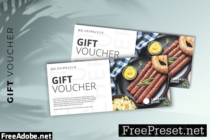 Gift Voucher Card Promotion FWC3B6T