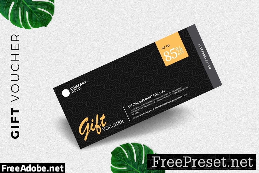 Gift Voucher Card Promotion H3TVRCS