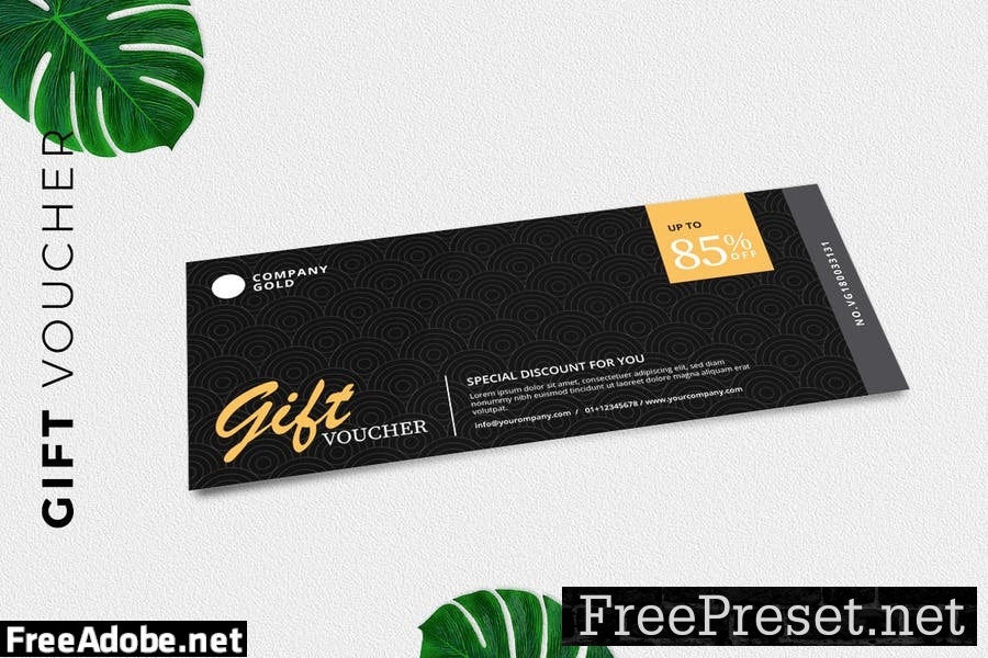 Gift Voucher Card Promotion H3TVRCS