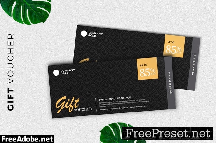 Gift Voucher Card Promotion H3TVRCS