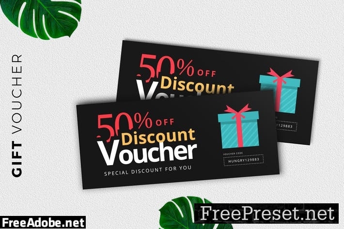 Gift Voucher Card Promotion HBASKX4