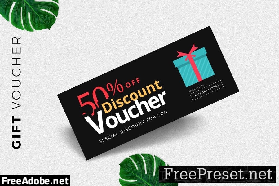 Gift Voucher Card Promotion HBASKX4