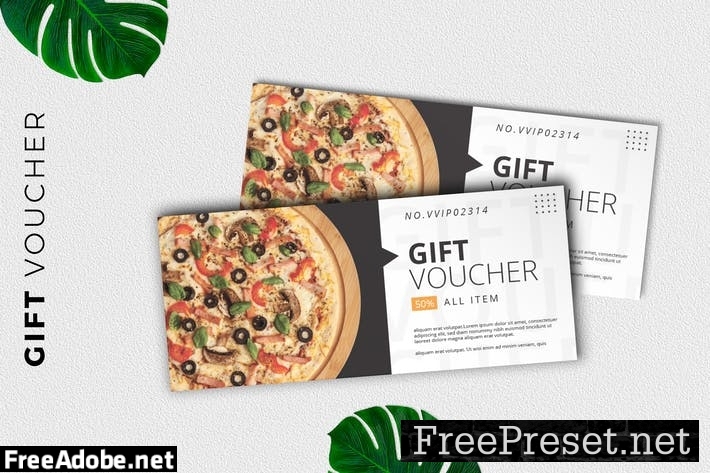 Gift Voucher Card Promotion P3HTANU