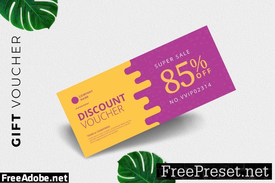 Gift Voucher Card Promotion PQN2DTY